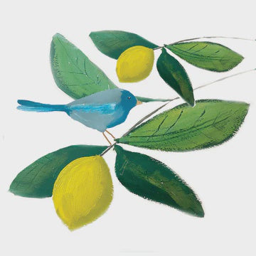 Print Circus Lemon Tree with Bird Card