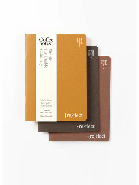 Coffee Notes A5 Recycled Stitched Notebook - Beer Collection - 3 Colours Available
