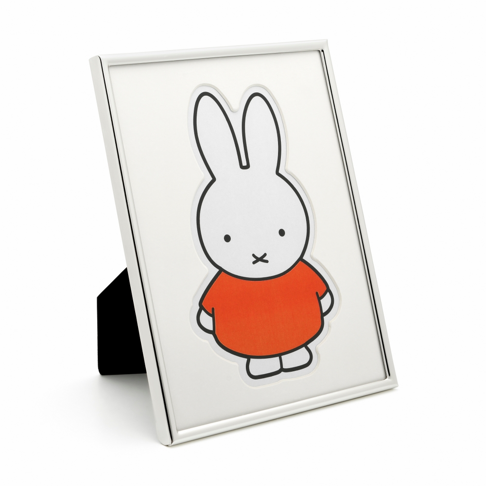 Zilverstad Holland Zilverstad Photo Frame Miffy In Shiny Lacquered Silver Plate Size 15x20