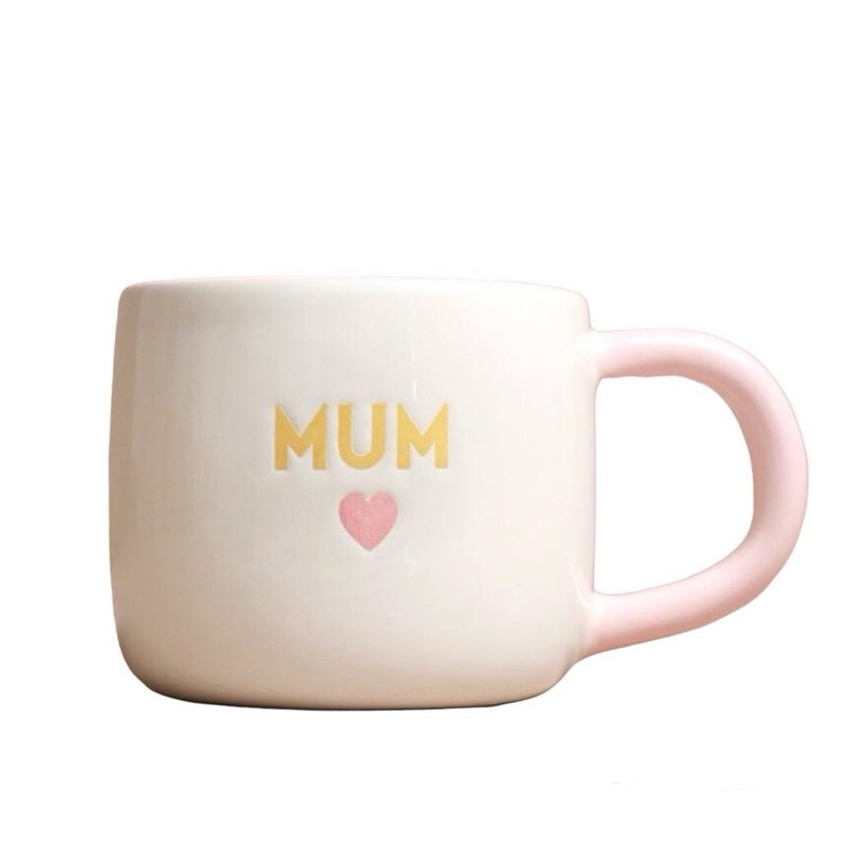 Lisa Angel Ceramic Pink Heart Mum Mug
