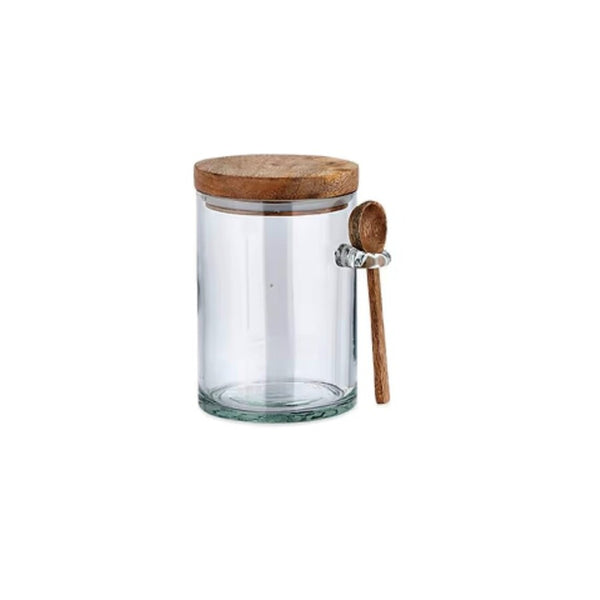 Nkuku Small Mango Wood Storage Jar