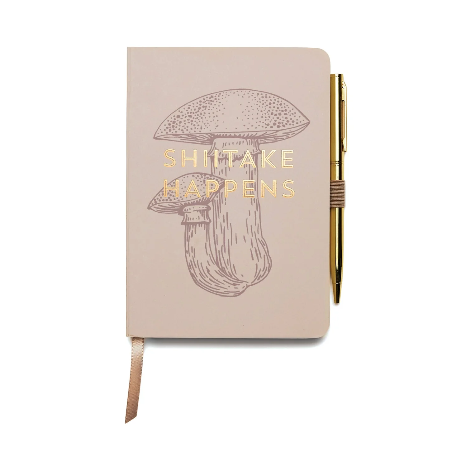 Designwork Ink Notebook with Pen - Shitake Happens