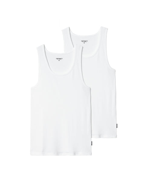 Carhartt Camisetas De Tirantes A-shirt (pack De 2) - Blanco/blanco