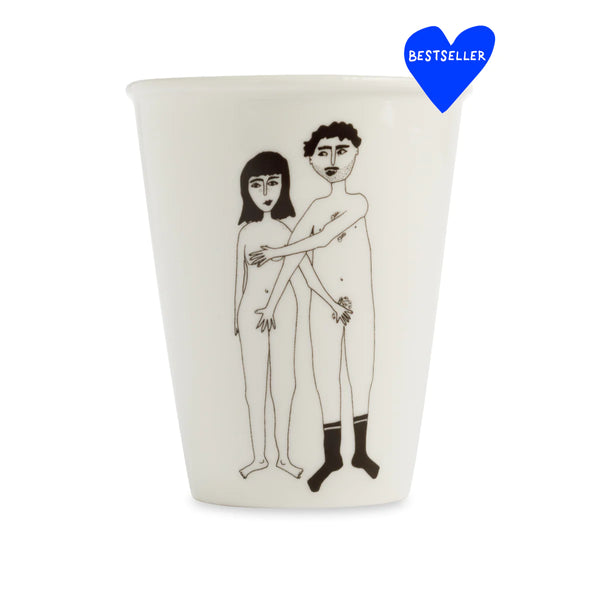 Helen B Porcelain Cup Naked Couple