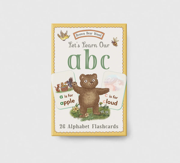 Magic Cat Publishing Brown Bear Wood - Let's Learn Our Abc - 26 Alphabet Flashcards