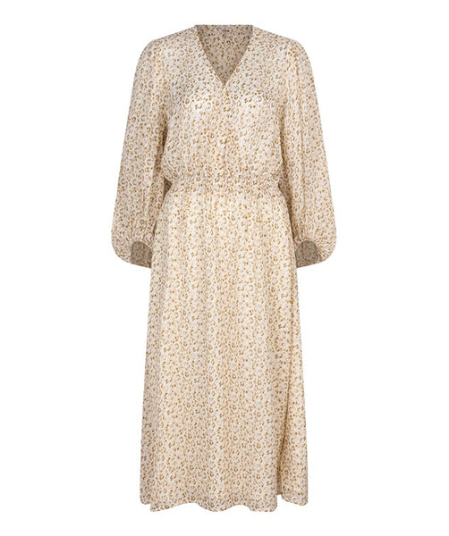 ESQUALO Dress In Pastel Cheetah Print