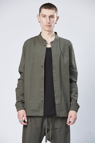 thom krom M H 151 Overshirt Green