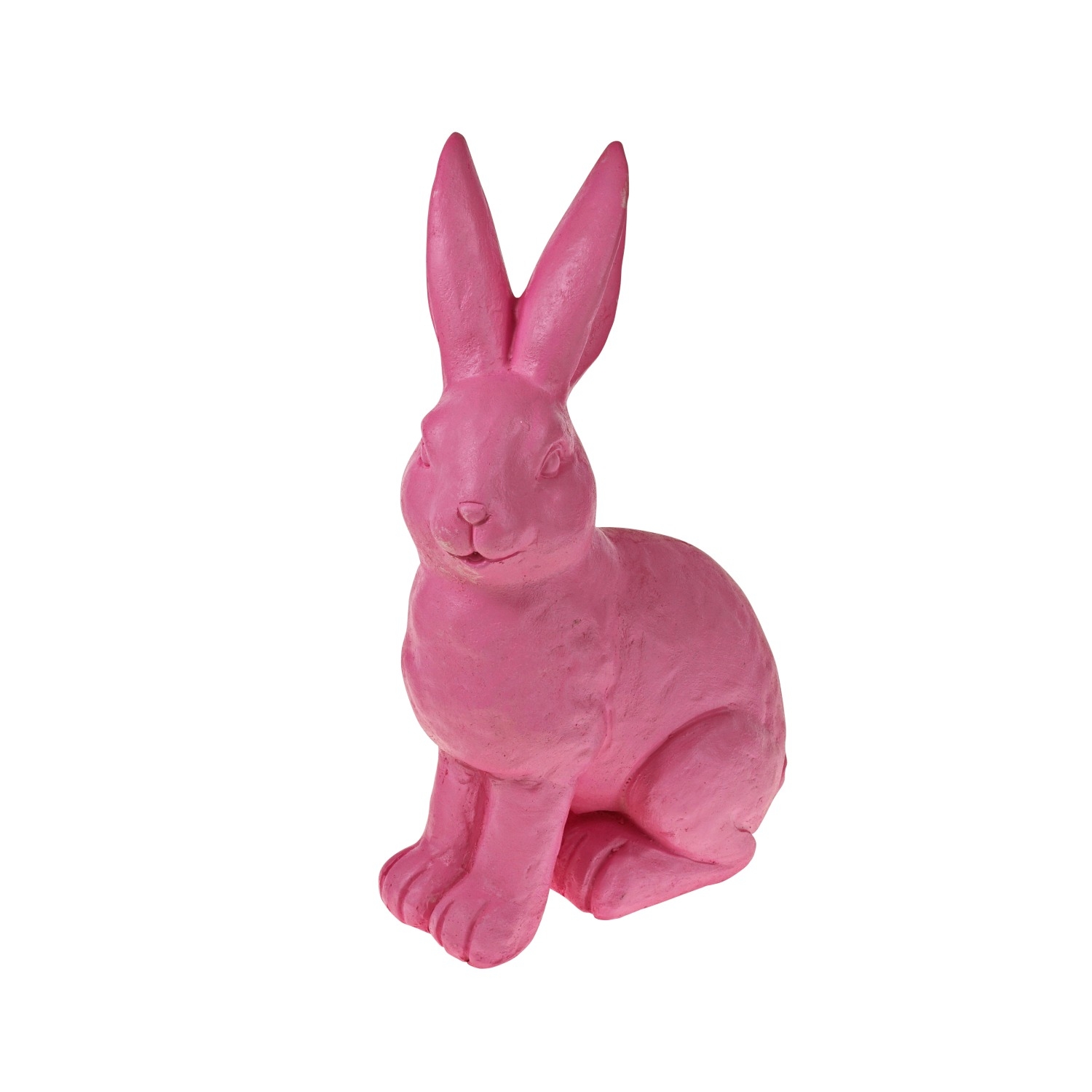 werner-voss-large-bright-pink-resin-rabbit