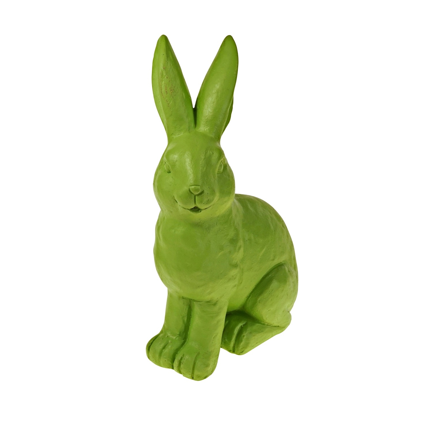 Werner Voss Large Bright Green Resin Rabbit