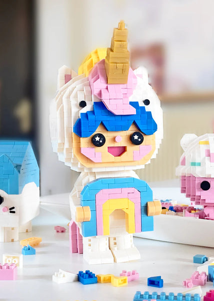 Momiji : Rainbow Unicorn Mini-bricks