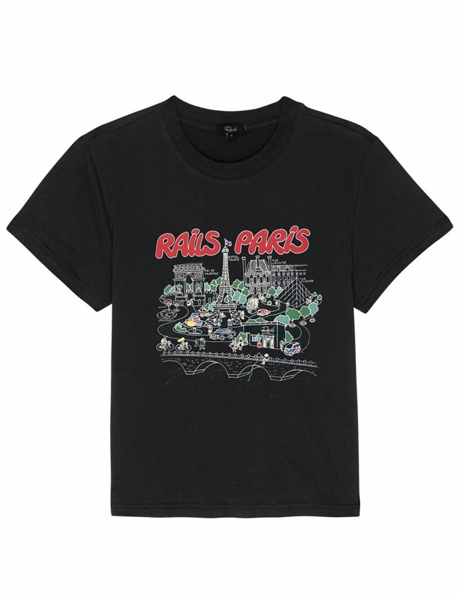 Rails Clothing Rails - Boyfriend T Shirt - Paris
