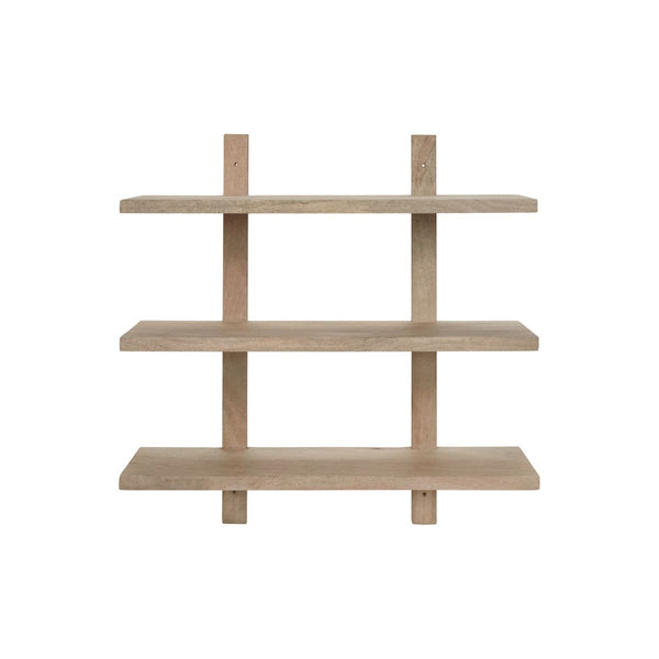 House Doctor Mango Wood Shelf, 75 X 75 X 25 Cm