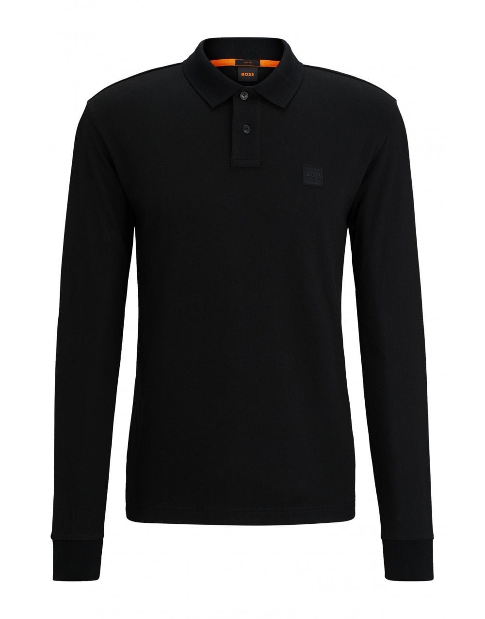 Boss Boss Passerby Long Sleeve Shirt Col: 001 Black, Size: Xxl