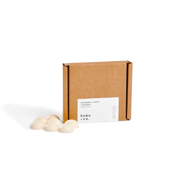 Hobo + Co Lemongrass + Coconut Soy Wax Melts X7 Gift Box