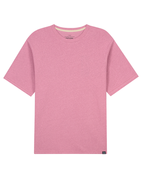 Kuyichi Liam Soft Mauve Linen T-shirt