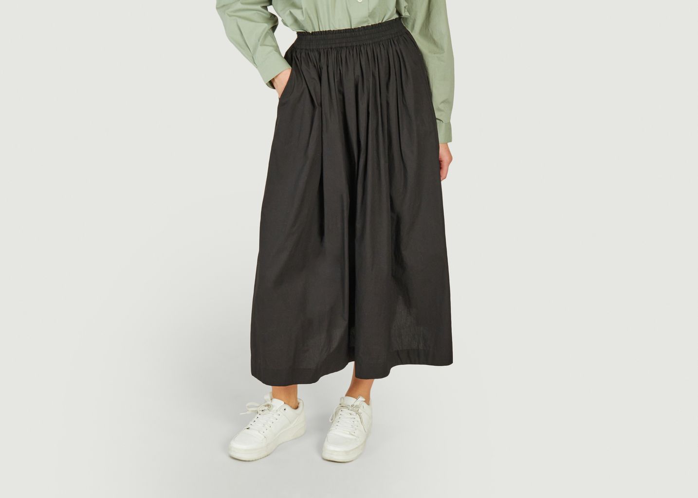 Skall Studio Organic Cotton Midi Skirt Dagny