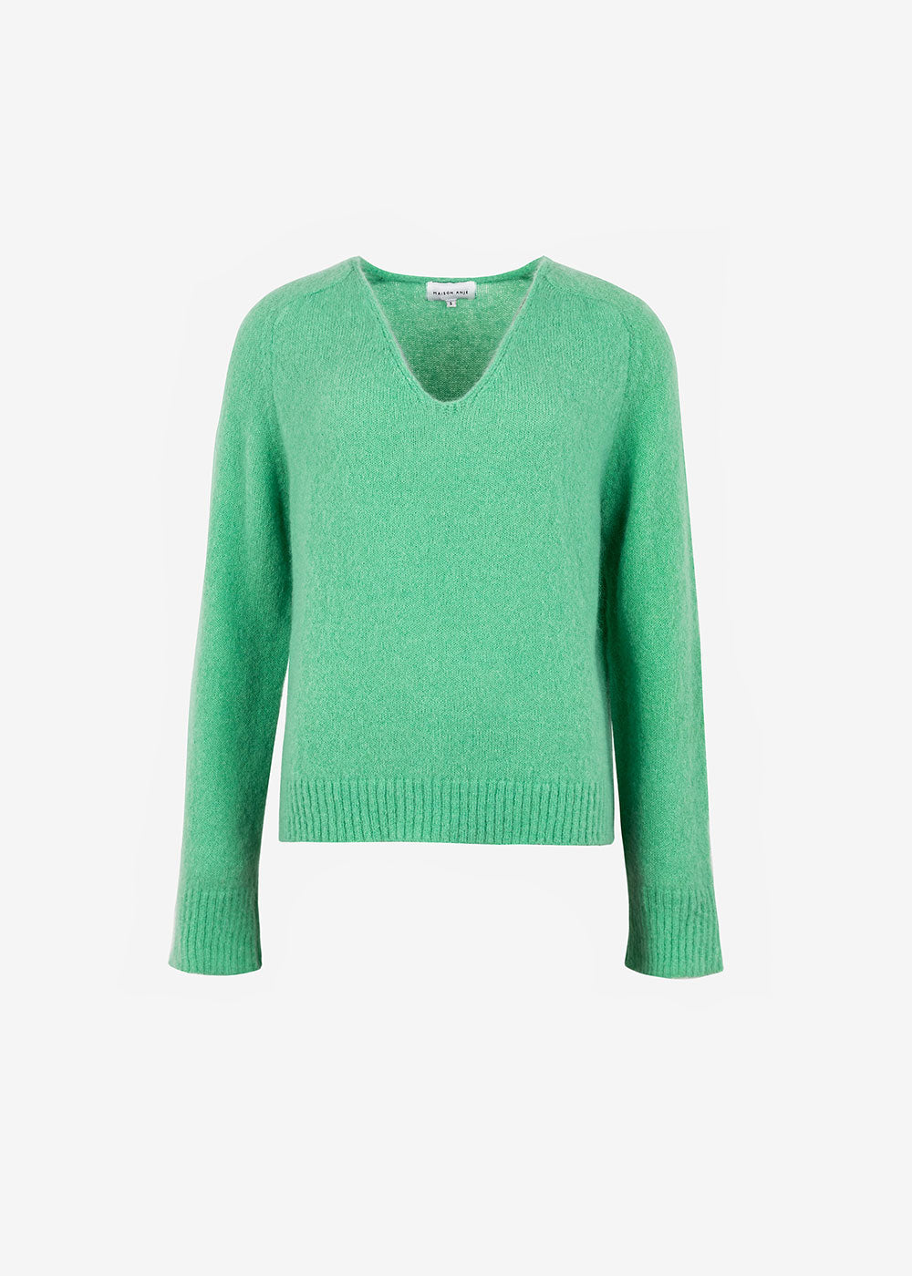 Maison Anje Barizia V-neck Sweater - Amande