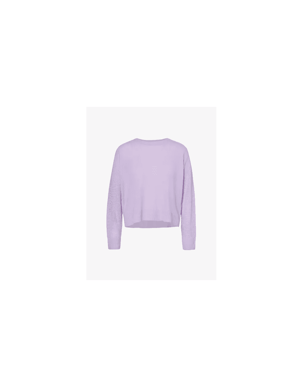 360-cashmere-360-cashmere-riley-crew-open-stitch-sleeves-jumper-size-m-col-lilac