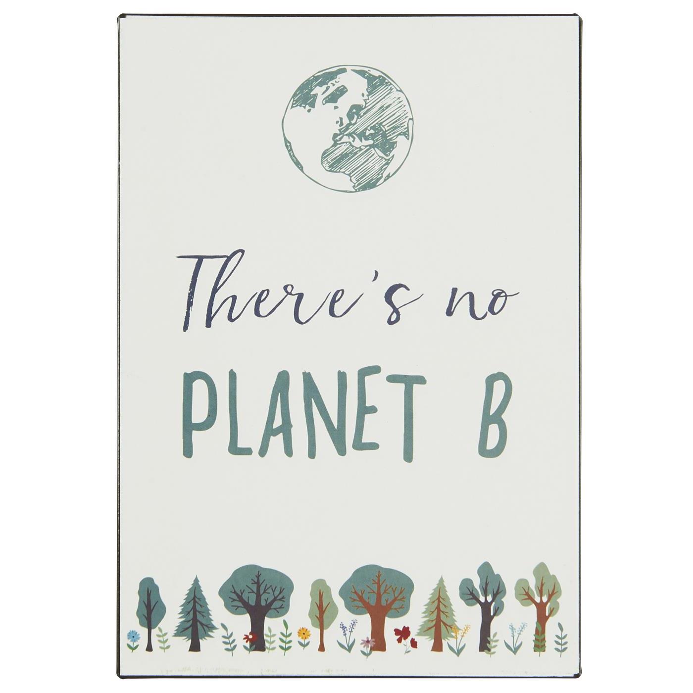 Ib Laursen Placa Metal "There's No Planet B"
