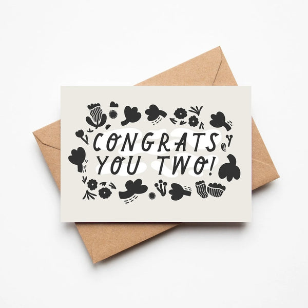 Lauren Marina Congrats You Two Card