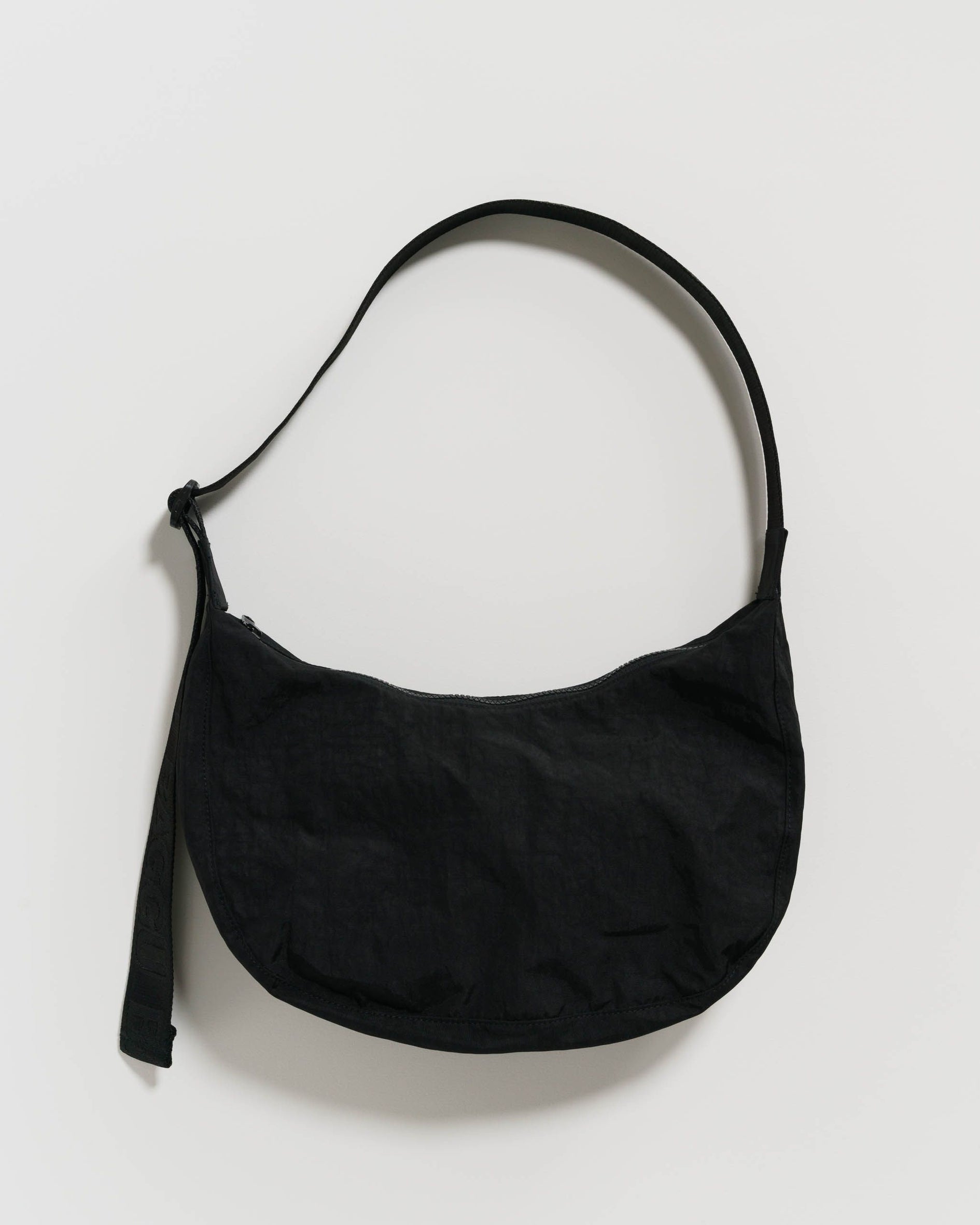 Baggu Medium Nylon Crescent Bag Black
