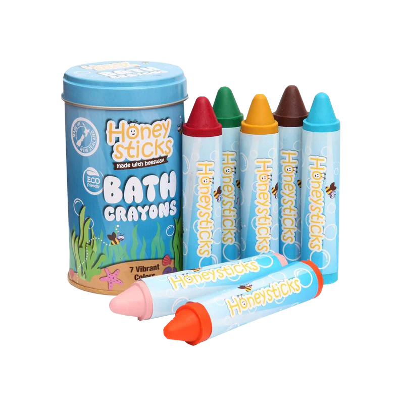 Honeysticks Beeswax Bath Crayons Set of 7