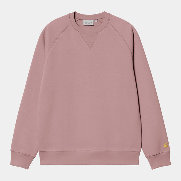 Carhartt Sweat Chase Glassy Pink / Gold