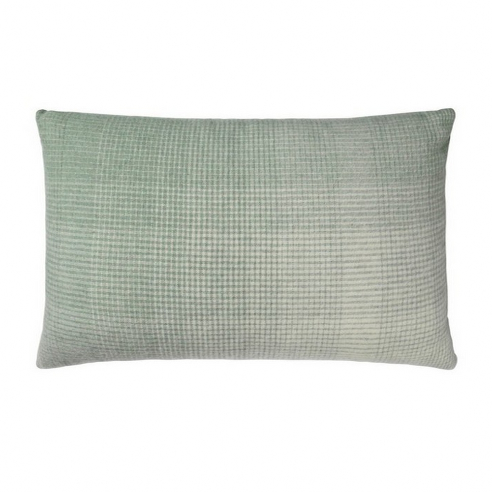 Elvang Denmark Horizon Cushion Cover 40x60cm In Botanic Green In 50% Alpaca & 40% Sheep Wool