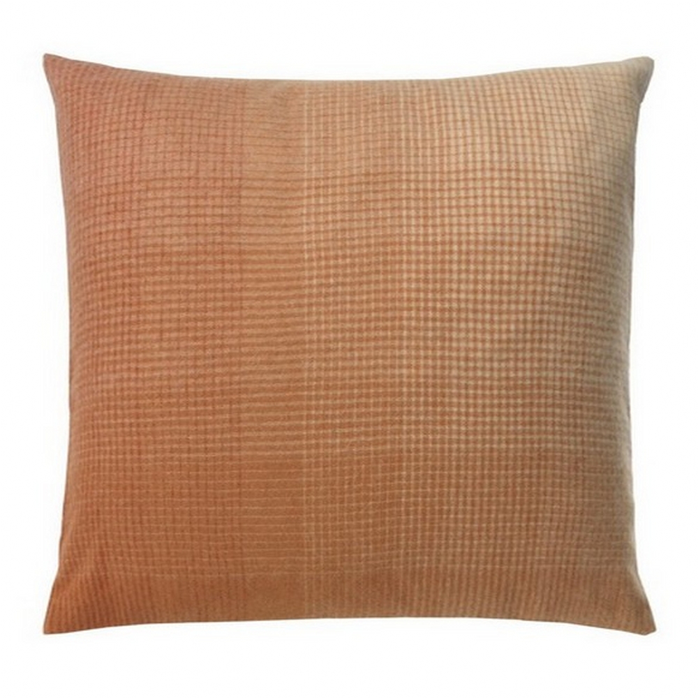 Elvang Denmark Horizon Cushion Cover 50x50cm In Terracotta In 50% Alpaca & 40% Sheep Wool