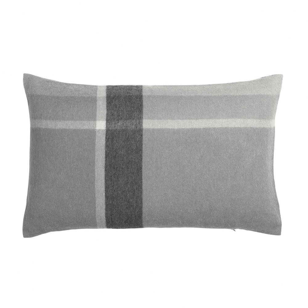 Elvang Denmark Manhattan Cushion Cover 40x60cm In Grey In 50% Alpaca & 40% Sheep Wool