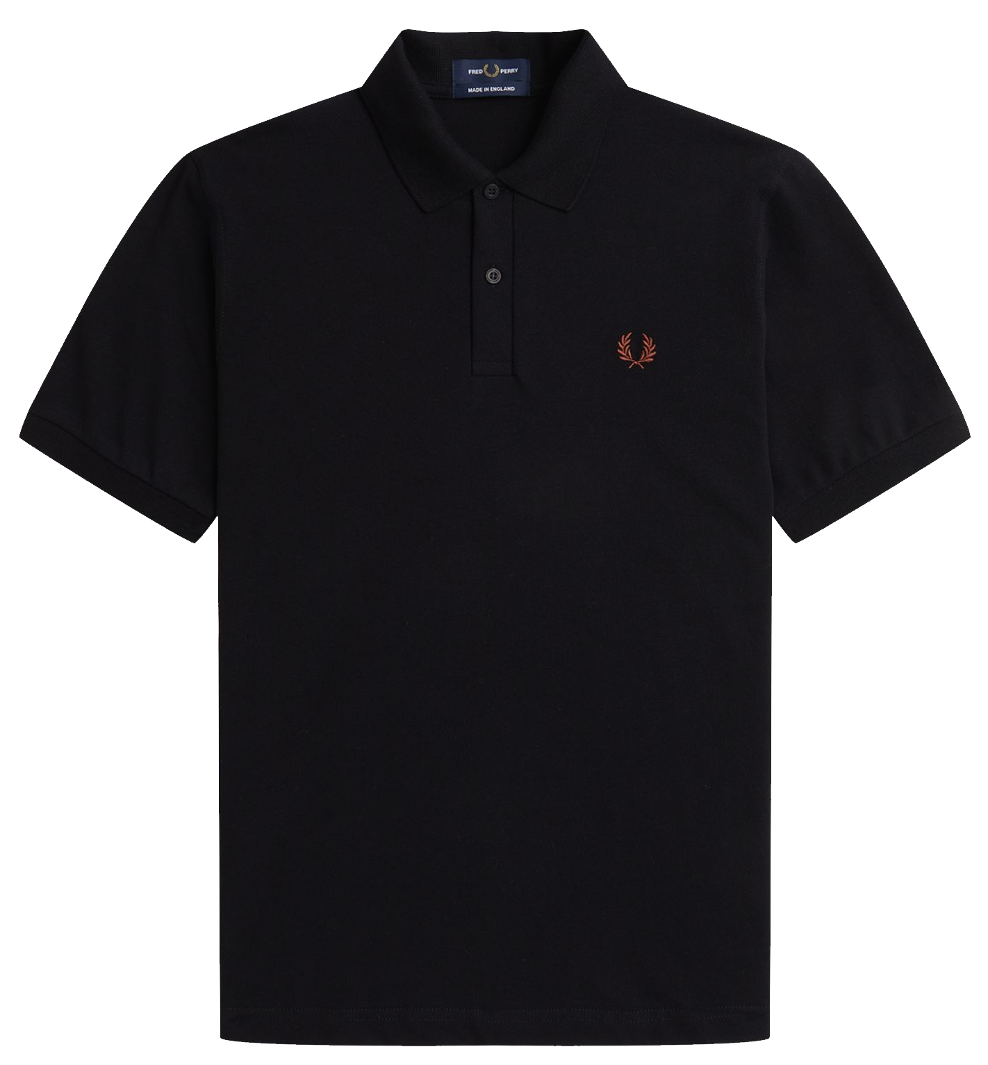 Fred Perry Reissues Original Plain Polo Black & Whiskey Brown