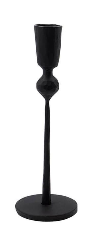 House Doctor Trivio Candle stand, black, 19 cm