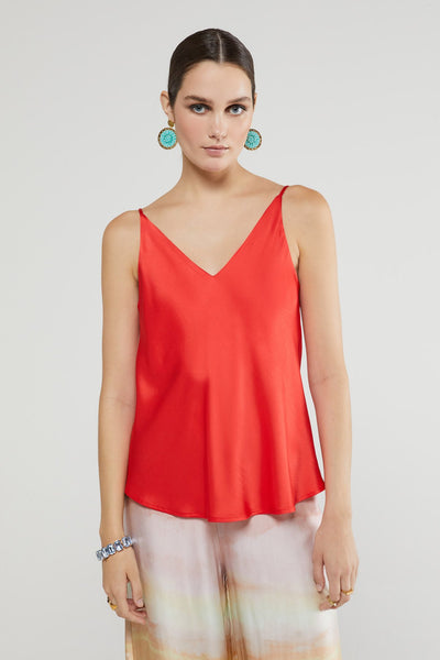 Ottod'Ame  Silky Cami - Coral