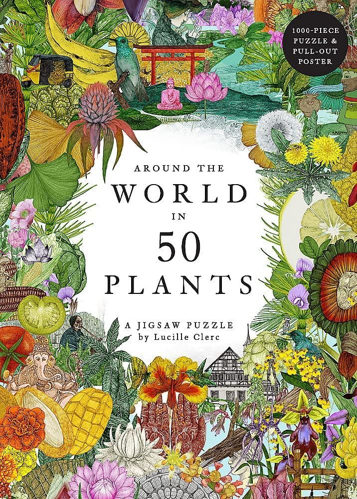 Laurence King Around the World in 50 Plants 1000 Piece Jigsaw Puzzle