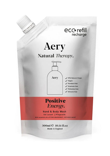 Aery Positive Energy Hand & Body Wash Refill - Pink Grapefruit Mint and Vetiver