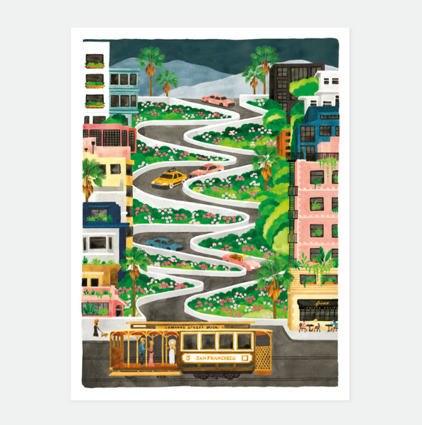 ATWTS Small Poster - Lombard Street
