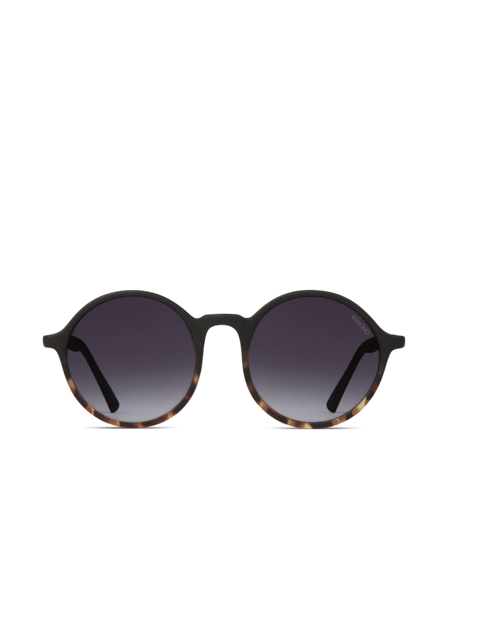 Komono Black Tortoise Madison Matte Sunglasses