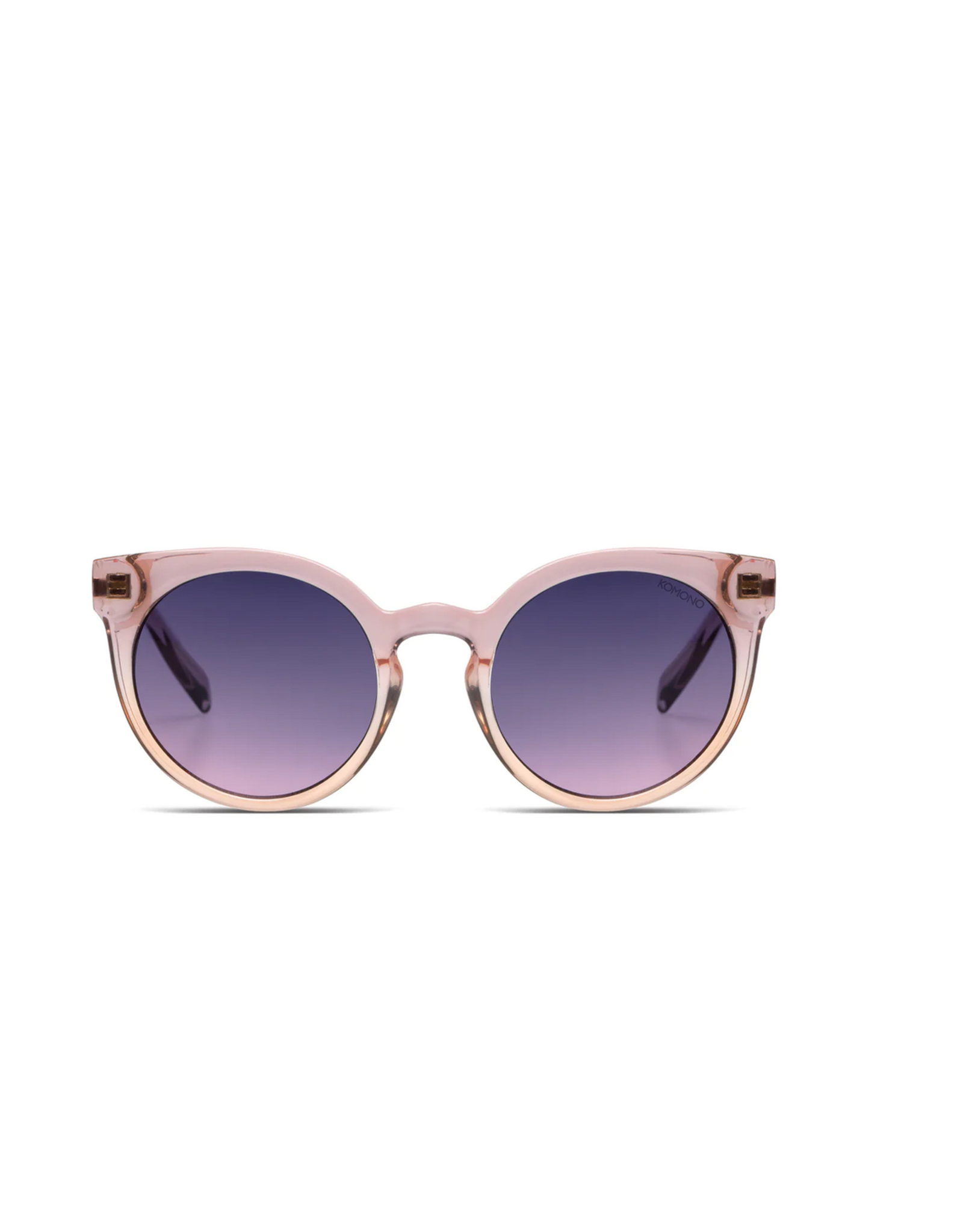Komono Rose Gold Lulu Metal Blush Sunglasses