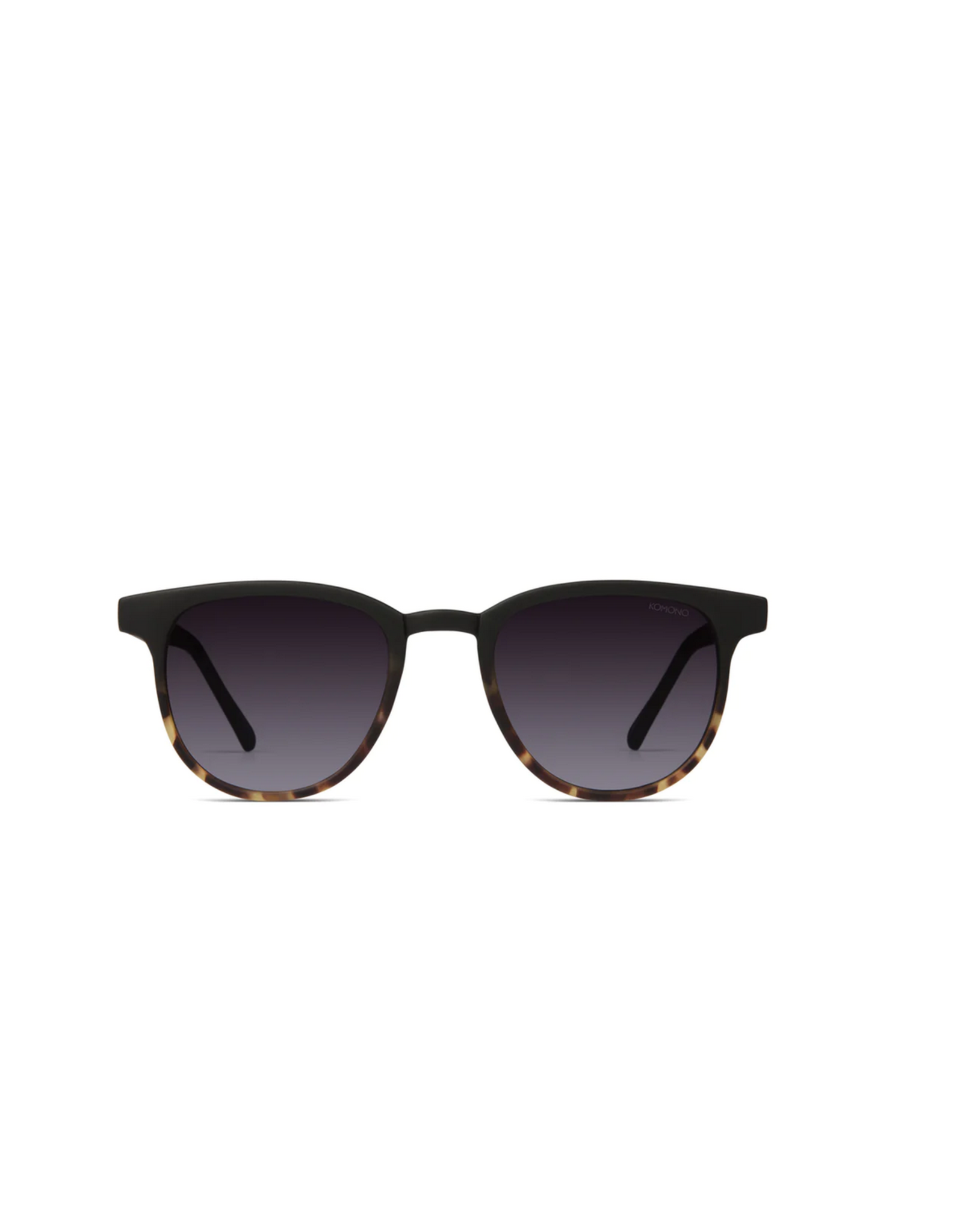 Komono Black Tortoise Francis Matte Sunglasses