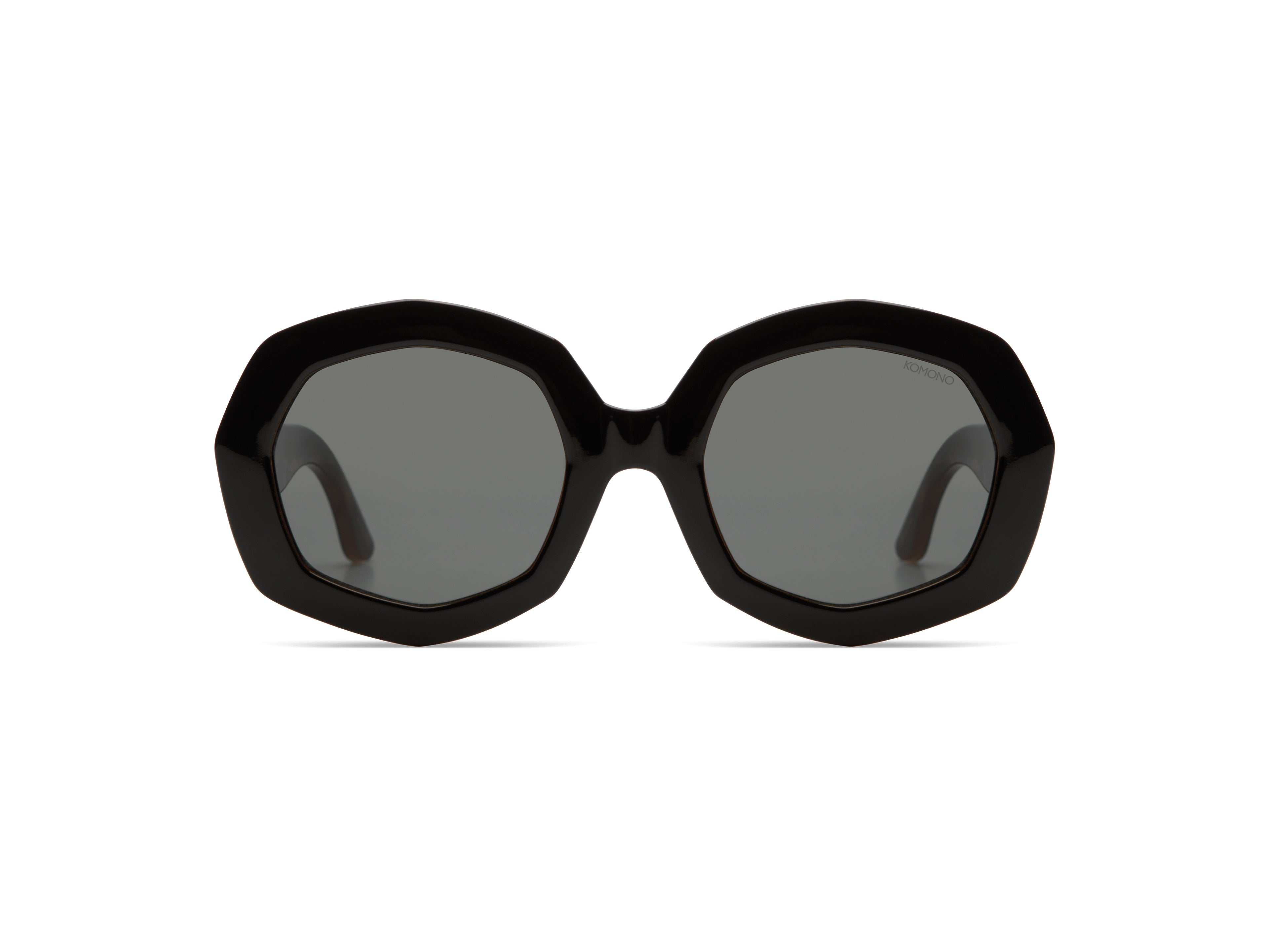 Komono Black Tortoise Amy Sunglasses