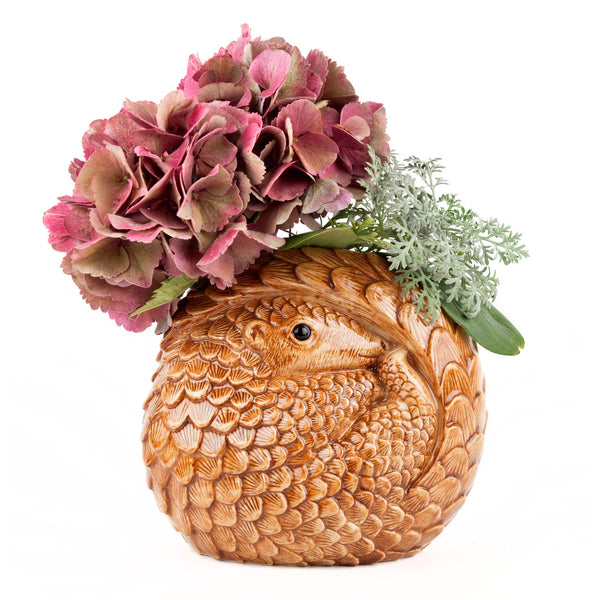 Quail Ceramics Ouail Pangolin Flower Vase