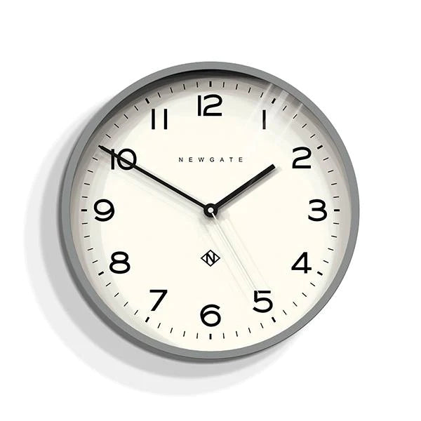 Newgate Modern Wall Clock - Posh Grey