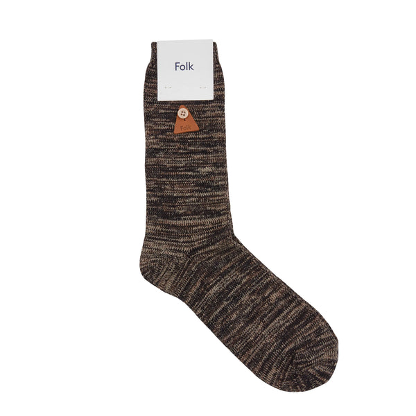 spoiled-life-folk-melange-sock-ash-brown-mix