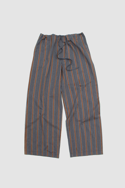 Cristaseya Maxi Large Pants Striped Black/noisette