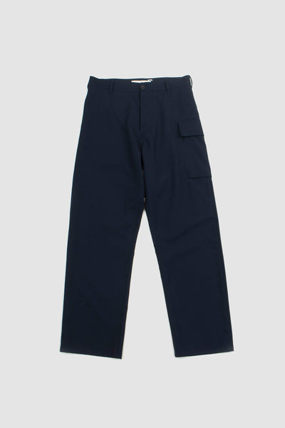 Marni Tropical Wool Cargo Trousers Blublack