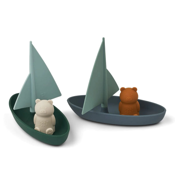 Liewood Floating Toy Boats - Whale Blue 2 Pack