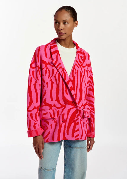 Essentiel Antwerp Figer Jacket - Pink/red