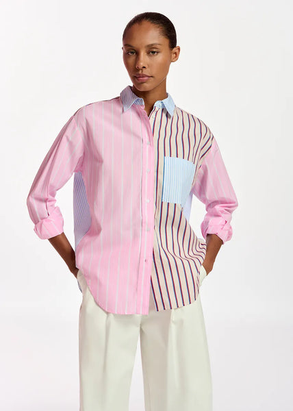 Essentiel Antwerp Famille Shirt - Pink Stripe
