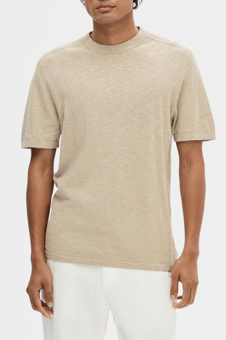 Selected Homme Pure Cashmere Berg Linen Tee