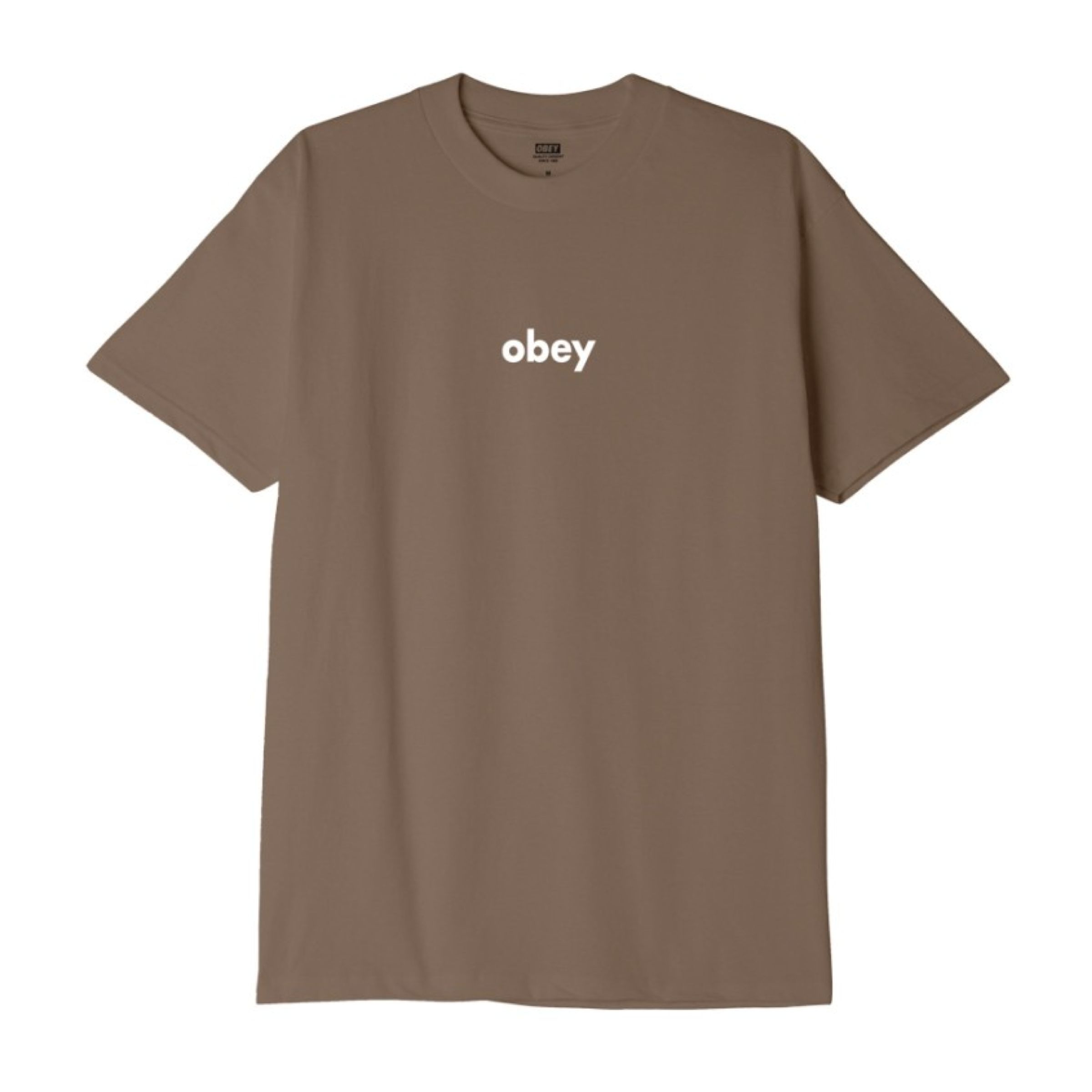 OBEY T-shirt Lower Case Ii Uomo Silt